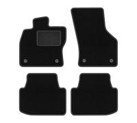 Wielganizator Lot de 4 Tapis de Sol en Velours pour Volkswagen Passat B8 FL Break Berline (2019) Noir