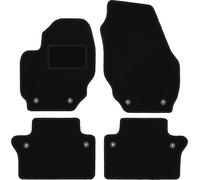 Wielganizator Lot de 4 Tapis de Sol en Velours pour Volvo S80 II Berline (2010-2017) Noir