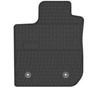 Wielganizator Tapis Auto - Compatible avec Dacia Logan II berline, Break - Tapis en Caoutchouc - Accessoires Auto - Tapis Auto sur Mesure - Tapis de Sol Pratique - 1 pièce - Noir