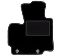 Wielganizator Tapis Auto de Sol Noir pour Mitsubishi Space Star II Hatchback (2013) - Tapis de Sol côté conducteur en Velours