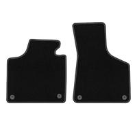 Wielganizator Tapis Avant sur Mesure en Velours pour Audi A3 8P (2003-2011) - Qualité : Basic | Ajustement précis, sous-Couche antidérapante, 2 pièces - Noir