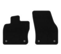 Wielganizator Tapis Avant sur Mesure en Velours pour Audi Q2 (2016-) - Qualité : Basic | Ajustement précis, sous-Couche antidérapante, 2 pièces - Noir