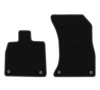 Wielganizator Tapis Avant sur Mesure en Velours pour Audi Q5 II FY / F5 (2017-) - Qualité : Basic | Ajustement précis, sous-Couche antidérapante, 2 pièces - Noir