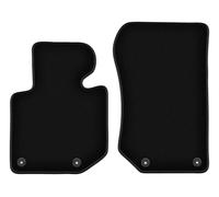 Wielganizator Tapis Avant sur Mesure en Velours pour BMW 3 E36 (1991-2000) - Qualité : Basic | Ajustement précis, sous-Couche antidérapante, 2 pièces - Noir