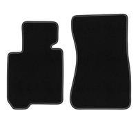 Wielganizator Tapis Avant sur Mesure en Velours pour BMW Z4 E89 (2009-2019) - Qualité : Basic | Ajustement précis, sous-Couche antidérapante, 2 pièces - Noir