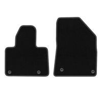 Wielganizator Tapis Avant sur Mesure en Velours pour Citroen C5 II X7 (2008-2017) - Qualité : Basic | Ajustement précis, sous-Couche antidérapante, 2 pièces - Noir