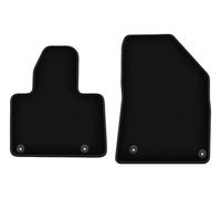 Wielganizator Tapis Avant sur Mesure en Velours pour Citroen C5 II X7 (2008-2017) - Qualité : Basic | Ajustement précis, sous-Couche antidérapante, 2 pièces - Noir