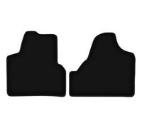 Wielganizator Tapis Avant sur Mesure en Velours pour Citroen Jumpy II (2007-2016) - Qualité : Basic | Ajustement précis, sous-Couche antidérapante, 2 pièces - Noir