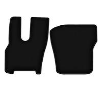 Wielganizator Tapis Avant sur Mesure en Velours pour DAF XF (2022-) - Qualité : Basic | Ajustement précis, sous-Couche antidérapante, 2 pièces - Noir