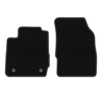 Wielganizator Tapis Avant sur Mesure en Velours pour Ford Fiesta MK7 (2011-2017) - Qualité : Basic | Ajustement précis, sous-Couche antidérapante, 2 pièces - Noir