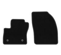 Wielganizator Tapis Avant sur Mesure en Velours pour Ford Grand C-Max (2011-2015) - Qualité : Basic | Ajustement précis, sous-Couche antidérapante, 2 pièces - Noir