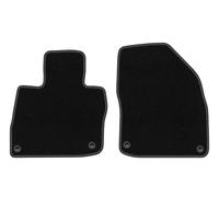 Wielganizator Tapis Avant sur Mesure en Velours pour Honda Civic VIII (UFO) (2006-2012) - Qualité : Basic | Ajustement précis, sous-Couche antidérapante, 2 pièces - Noir