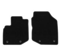 Wielganizator Tapis Avant sur Mesure en Velours pour Honda Jazz III (2011-2014) - Qualité : Basic | Ajustement précis, sous-Couche antidérapante, 2 pièces - Noir