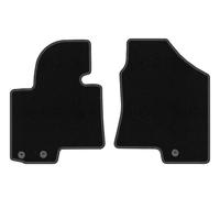 Wielganizator Tapis Avant sur Mesure en Velours pour Hyundai ix35 (2009-2015) - Qualité : Basic | Ajustement précis, sous-Couche antidérapante, 2 pièces - Noir