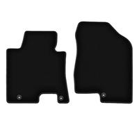 Wielganizator Tapis Avant sur Mesure en Velours pour Kia Ceed II (2012-2018) - Qualité : Basic | Ajustement précis, sous-Couche antidérapante, 2 pièces - Noir