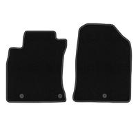 Wielganizator Tapis Avant sur Mesure en Velours pour Kia Ceed III (2018-) - Qualité : Basic | Ajustement précis, sous-Couche antidérapante, 2 pièces - Noir