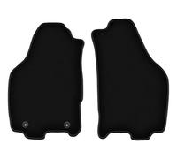 Wielganizator Tapis Avant sur Mesure en Velours pour Lancia Ypsilon II (2003-2011) - Qualité : Basic | Ajustement précis, sous-Couche antidérapante, 2 pièces - Noir