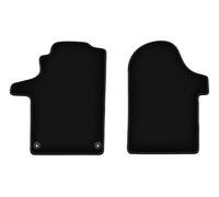 Wielganizator Tapis Avant sur Mesure en Velours pour Mercedes Vito W447 (2014-) - Qualité : Basic | Ajustement précis, sous-Couche antidérapante, 2 pièces - Noir