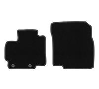 Wielganizator Tapis Avant sur Mesure en Velours pour Mitsubishi Space Star II (2013-) - Qualité : Basic | Ajustement précis, sous-Couche antidérapante, 2 pièces - Noir