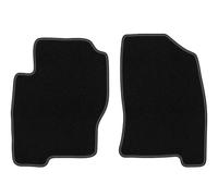 Wielganizator Tapis Avant sur Mesure en Velours pour Nissan Navara III D40 (2005-2011) - Qualité : Basic | Ajustement précis, sous-Couche antidérapante, 2 pièces - Noir