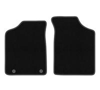 Wielganizator Tapis Avant sur Mesure en Velours pour Peugeot 106 (1991-2003) - Qualité : Basic | Ajustement précis, sous-Couche antidérapante, 2 pièces - Noir