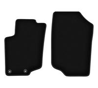 Wielganizator Tapis Avant sur Mesure en Velours pour Peugeot 207 (2006-2012) - Qualité : Basic | Ajustement précis, sous-Couche antidérapante, 2 pièces - Noir