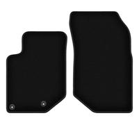 Wielganizator Tapis Avant sur Mesure en Velours pour Peugeot 208 II (2019-) - Qualité : Basic | Ajustement précis, sous-Couche antidérapante, 2 pièces - Noir