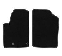 Wielganizator Tapis Avant sur Mesure en Velours pour Peugeot Partner I (1997-2010) - Qualité : Basic | Ajustement précis, sous-Couche antidérapante, 2 pièces - Noir