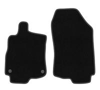 Wielganizator Tapis Avant sur Mesure en Velours pour Renault Megane III (2008-2015) - Qualité : Basic | Ajustement précis, sous-Couche antidérapante, 2 pièces - Noir