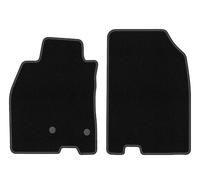 Wielganizator Tapis Avant sur Mesure en Velours pour Renault Megane III (2008-2015) - Qualité : Basic | Ajustement précis, sous-Couche antidérapante, 2 pièces - Noir