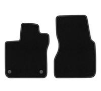 Wielganizator Tapis Avant sur Mesure en Velours pour Renault Twingo III (2014-) - Qualité : Basic | Ajustement précis, sous-Couche antidérapante, 2 pièces - Noir