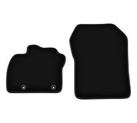Wielganizator Tapis Avant sur Mesure en Velours pour Renault Zoe (2013-) - Qualité : Basic | Ajustement précis, sous-Couche antidérapante, 2 pièces - Noir