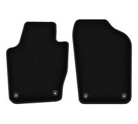 Wielganizator Tapis Avant sur Mesure en Velours pour Seat Ibiza IV 6J (2008-2017) - Qualité : Basic | Ajustement précis, sous-Couche antidérapante, 2 pièces - Noir