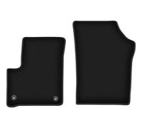 Wielganizator Tapis Avant sur Mesure en Velours pour Skoda e-Citigo (2019-) - Qualité : Basic | Ajustement précis, sous-Couche antidérapante, 2 pièces - Noir