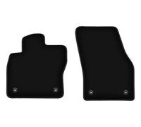 Wielganizator Tapis Avant sur Mesure en Velours pour Skoda Kodiaq (2016-) - Qualité : Basic | Ajustement précis, sous-Couche antidérapante, 2 pièces - Noir