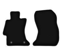 Wielganizator Tapis Avant sur Mesure en Velours pour Subaru XV (2011-2017) - Qualité : Basic | Ajustement précis, sous-Couche antidérapante, 2 pièces - Noir