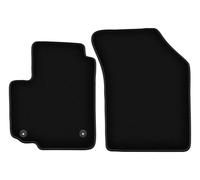 Wielganizator Tapis Avant sur Mesure en Velours pour Suzuki Swift IV (2005-2010) - Qualité : Basic | Ajustement précis, sous-Couche antidérapante, 2 pièces - Noir