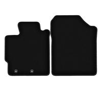 Wielganizator Tapis Avant sur Mesure en Velours pour Toyota Yaris III FL (2017-2020) - Qualité : Basic | Ajustement précis, sous-Couche antidérapante, 2 pièces - Noir