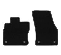 Wielganizator Tapis Avant sur Mesure en Velours pour Volkswagen Caddy IV (2020-) - Qualité : Basic | Ajustement précis, sous-Couche antidérapante, 2 pièces - Noir