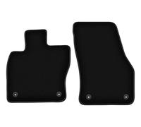 Wielganizator Tapis Avant sur Mesure en Velours pour Volkswagen T-Roc (2017-) - Qualité : Basic | Ajustement précis, sous-Couche antidérapante, 2 pièces - Noir