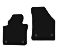 Wielganizator Tapis Avant sur Mesure en Velours pour Volkswagen Touran I (2004-2010) - Qualité : Basic | Ajustement précis, sous-Couche antidérapante, 2 pièces - Noir