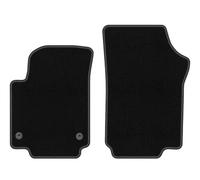Wielganizator Tapis Avant sur Mesure en Velours pour Volkswagen Up! (2011-) - Qualité : Basic | Ajustement précis, sous-Couche antidérapante, 2 pièces - Noir