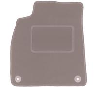 Wielganizator Tapis conducteur Beige - Convient pour Audi A6 C7 berline, Break, Avant (2011-2017) - Velours - Accessoires Auto - Tapis de Voiture - Tapis de Voiture en Velours côté conducteur
