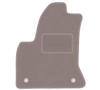 Wielganizator Tapis conducteur Beige - Convient pour Citroen C4 Picasso I monospace (2006-2013) - Velours - Accessoires Auto - Tapis de Voiture - Tapis de Voiture en Velours côté conducteur