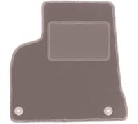 Wielganizator Tapis conducteur Beige - Convient pour Peugeot 5008 I 7 Personnes (2009-2017) - Velours - Accessoires Auto - Tapis de Voiture - Tapis de Voiture en Velours côté conducteur