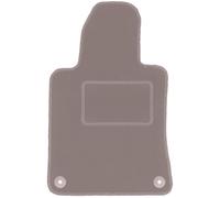 Wielganizator Tapis conducteur Beige - Convient pour Peugeot 508 I berline, Break, SW, RXH (2010-2018) - Velours - Accessoires Auto - Tapis de Voiture - Tapis de Voiture en Velours côté conducteur