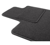 Wielganizator Tapis conducteur en Velours Graphite pour Honda Jazz II (2002-2007) hayon Tapis de Voiture sous Les Pieds du conducteur en Graphite 1-teilig Parfaitement adapté
