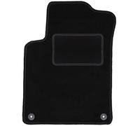 Wielganizator Tapis conducteur Noir Ajustement adapté pour Citroën DS3 Hatchback (2009-2016) Tapis de Voiture en Velours côté conducteur