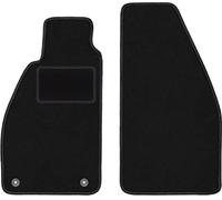 Wielganizator Tapis de Sol Avant de Voiture - 2 pièces - en Velours - pour Alfa Romeo Spider Coupe, Cabrio (1995-2005) - Noir