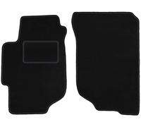Wielganizator Tapis de Sol Avant de Voiture - 2 pièces - en Velours - pour Honda Accord VI Break, Berline, Type-R (1997-2002) - Noir